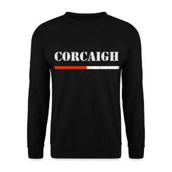 Corgaith (Cork) - Unisex Sweatshirt - black - Front - Alina (178cm) & Michal (187cm)