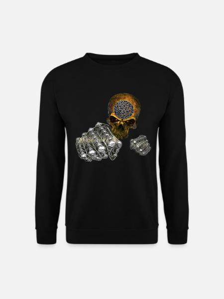 Crane Incrusté Celtic.png - Unisex Sweatshirt - black