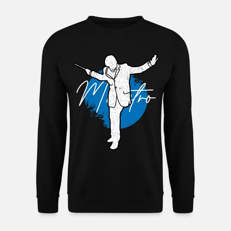 Maestro chef d'orchestre cadeau de musique classique - Sweat-shirt Unisexe - noir