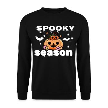 SPOOKY SEASON - Sweat-shirt Unisexe - noir - Devant - Alina (178cm) & Michal (187cm)