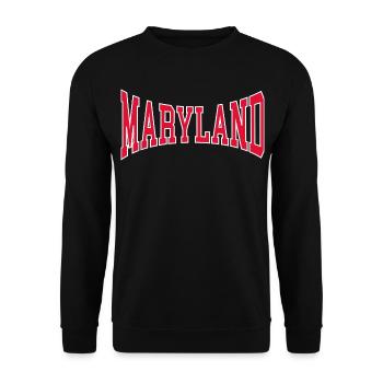 Maryland - Unisex Sweatshirt - black - Front - Alina (178cm) & Michal (187cm)