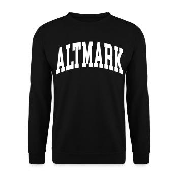 Altmark - Unisex Pullover - Schwarz - Vorne - Alina (178cm) & Michal (187cm)