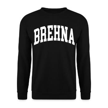 Brehna - Sweat-shirt Unisexe - noir - Devant - Alina (178cm) & Michal (187cm)