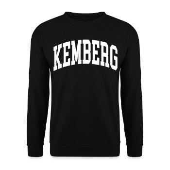 Kemberg - Unisex Sweatshirt - black - Front - Alina (178cm) & Michal (187cm)