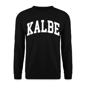 Kalbe - Unisex Pullover - Schwarz - Vorne - Alina (178cm) & Michal (187cm)