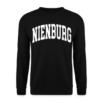 Nienburg - Sweat-shirt Unisexe - noir - Devant - Alina (178cm) & Michal (187cm)