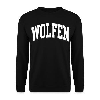 Wolfen - Unisex Pullover - Schwarz - Vorne - Alina (178cm) & Michal (187cm)