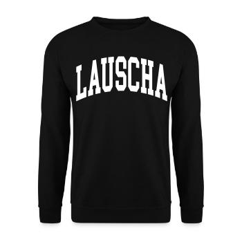 Lauscha - Sweat-shirt Unisexe - noir - Devant - Alina (178cm) & Michal (187cm)