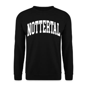 Nottertal - Unisex Pullover - Schwarz - Vorne - Alina (178cm) & Michal (187cm)