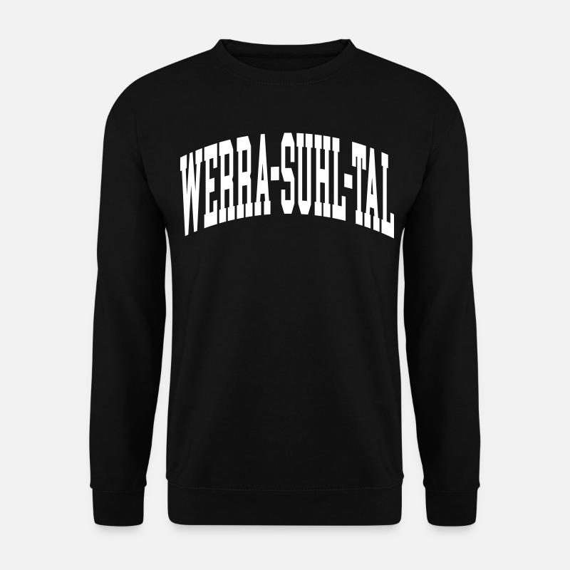 Vallée de Werra-Suhl - Sweat-shirt Unisexe - noir