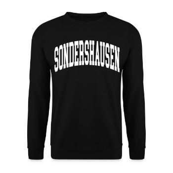 Sondershausen - Unisex Sweatshirt - black - Front - Alina (178cm) & Michal (187cm)