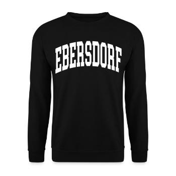 Ebersdorf - Sweat-shirt Unisexe - noir - Devant - Alina (178cm) & Michal (187cm)