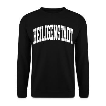 Heiligenstadt - Unisex Pullover - Schwarz - Vorne - Alina (178cm) & Michal (187cm)