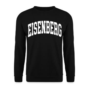 Eisenberg - Sweat-shirt Unisexe - noir - Devant - Alina (178cm) & Michal (187cm)
