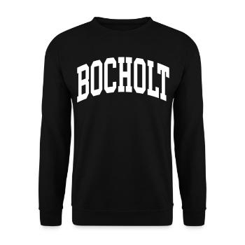 Bocholt - Sweat-shirt Unisexe - noir - Devant - Alina (178cm) & Michal (187cm)