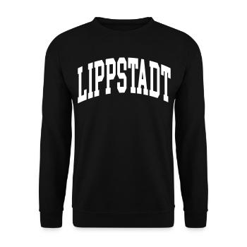 Lippstadt - Unisex Pullover - Schwarz - Vorne - Alina (178cm) & Michal (187cm)