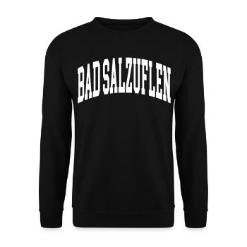 Bad Salzuflen - Unisex Sweatshirt - black - Front - Alina (178cm) & Michal (187cm)