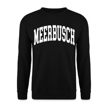 Meerbusch - Unisex Sweatshirt - black - Front - Alina (178cm) & Michal (187cm)