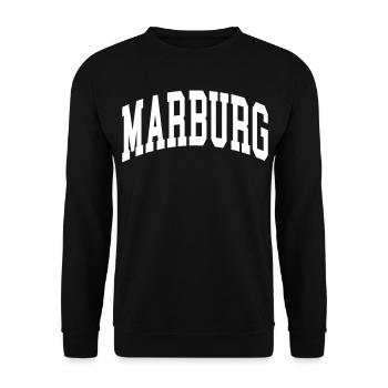Marburg - Unisex Pullover - Schwarz - Vorne - Alina (178cm) & Michal (187cm)