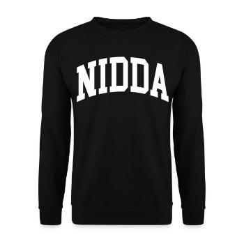 Nidda - Sweat-shirt Unisexe - noir - Devant - Alina (178cm) & Michal (187cm)