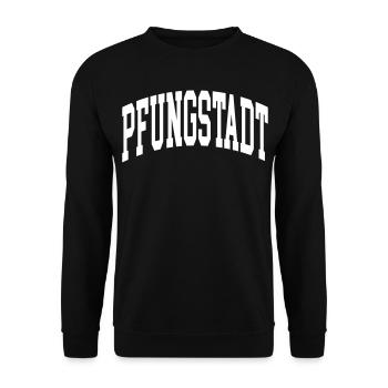 Pfungstadt - Sweat-shirt Unisexe - noir - Devant - Alina (178cm) & Michal (187cm)
