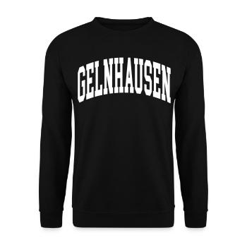 Gelnhausen - Unisex Sweatshirt - black - Front - Alina (178cm) & Michal (187cm)