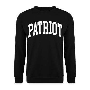 Patriote - Sweat-shirt Unisexe - noir - Devant - Alina (178cm) & Michal (187cm)