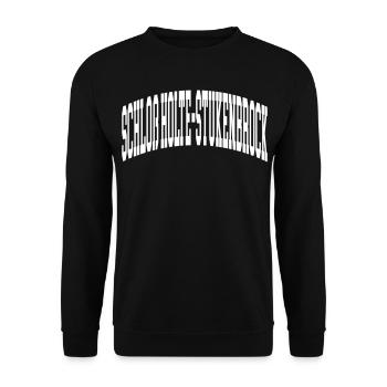 Schloß Holte Stukenbrock - Unisex Pullover - Schwarz - Vorne - Alina (178cm) & Michal (187cm)