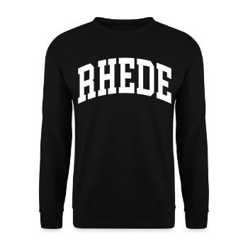 Rhede - Sweat-shirt Unisexe - noir - Devant - Alina (178cm) & Michal (187cm)