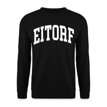 Eitorf - Sweat-shirt Unisexe - noir - Devant - Alina (178cm) & Michal (187cm)