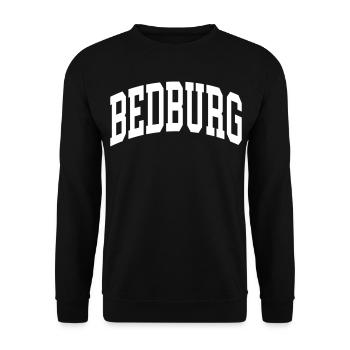 Bedburg - Sweat-shirt Unisexe - noir - Devant - Alina (178cm) & Michal (187cm)