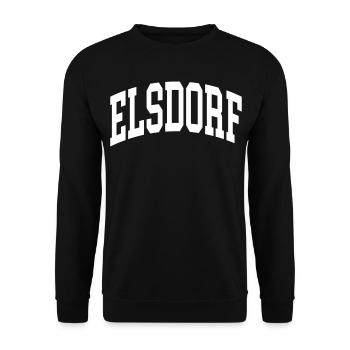 Elsdorf - Sweat-shirt Unisexe - noir - Devant - Alina (178cm) & Michal (187cm)