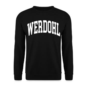Werdohl - Sweat-shirt Unisexe - noir - Devant - Alina (178cm) & Michal (187cm)