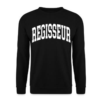 Director - Unisex Sweatshirt - black - Front - Alina (178cm) & Michal (187cm)