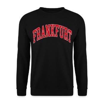 Francfort - Sweat-shirt Unisexe - noir - Devant - Alina (178cm) & Michal (187cm)
