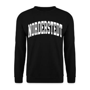 Norderstedt - Sweat-shirt Unisexe - noir - Devant - Alina (178cm) & Michal (187cm)