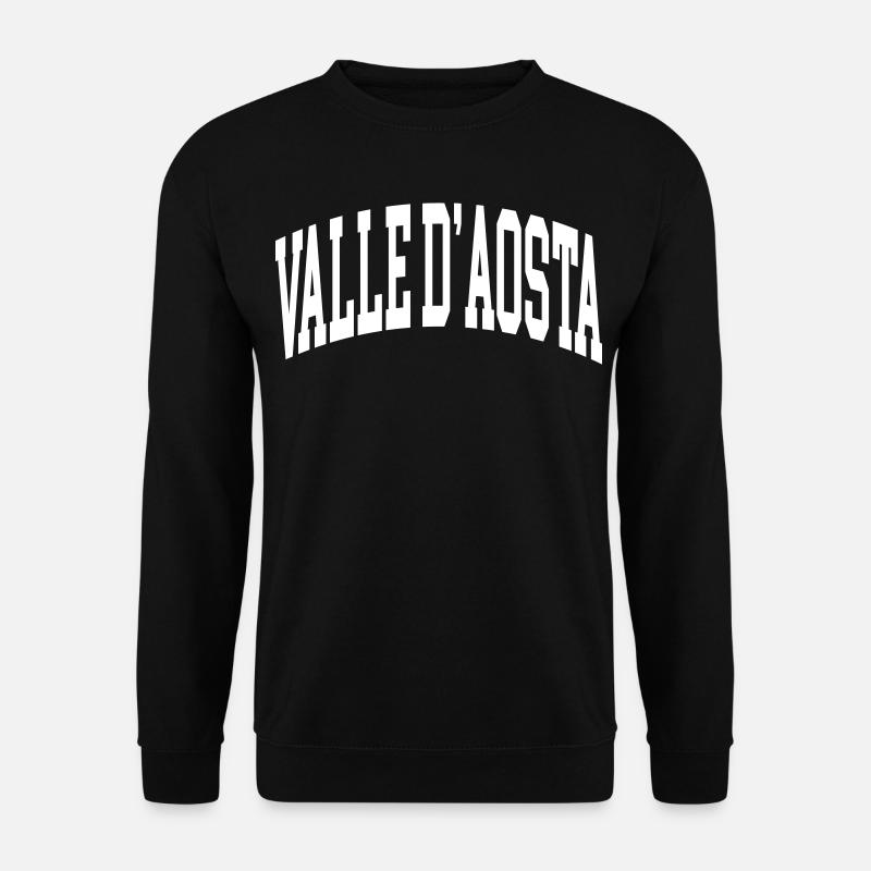Vallée d’Aoste - Sweat-shirt Unisexe - noir
