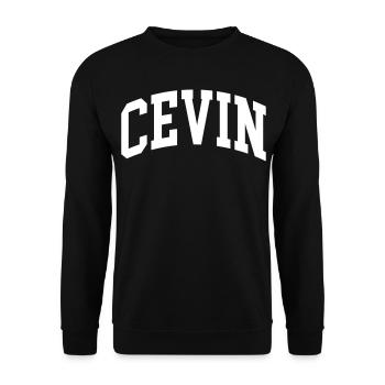 Cécile - Sweat-shirt Unisexe - noir - Devant - Alina (178cm) & Michal (187cm)