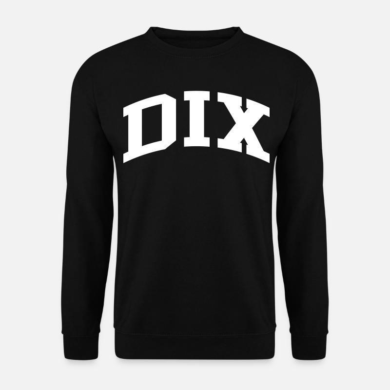 Dix - Sweat-shirt Unisexe - noir
