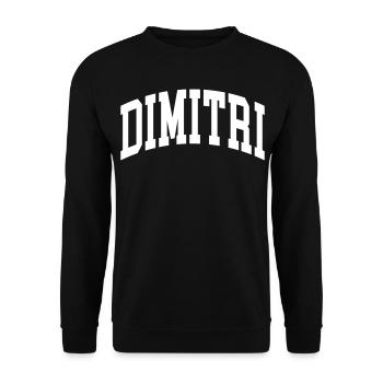 Dimitri - Sweat-shirt Unisexe - noir - Devant - Alina (178cm) & Michal (187cm)