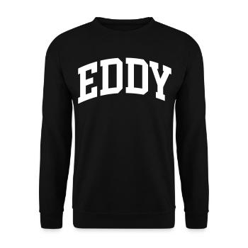 Eddy - Unisex Sweatshirt - black - Front - Alina (178cm) & Michal (187cm)