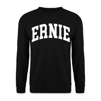 Ernie - Unisex Pullover - Schwarz - Vorne - Alina (178cm) & Michal (187cm)