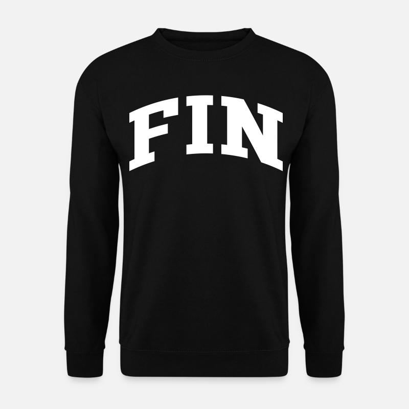 Fin - Unisex Pullover - Schwarz