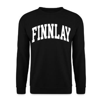 Finnlay (en anglais seulement) - Sweat-shirt Unisexe - noir - Devant - Alina (178cm) & Michal (187cm)