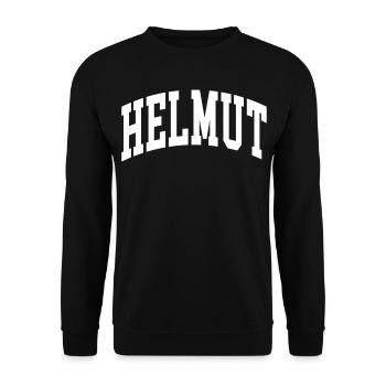 Helmut - Unisex Pullover - Schwarz - Vorne - Alina (178cm) & Michal (187cm)