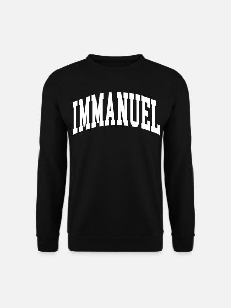 Immanuel - Unisex Sweatshirt - black