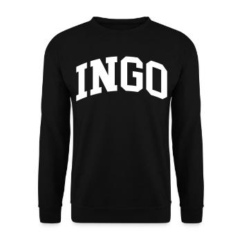 Scott - Unisex Sweatshirt - black - Front - Alina (178cm) & Michal (187cm)
