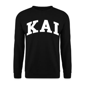 Quai - Sweat-shirt Unisexe - noir - Devant - Alina (178cm) & Michal (187cm)