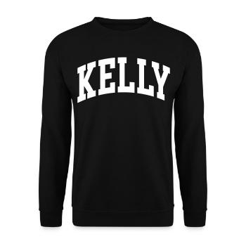 Kelly - Unisex Sweatshirt - black - Front - Alina (178cm) & Michal (187cm)