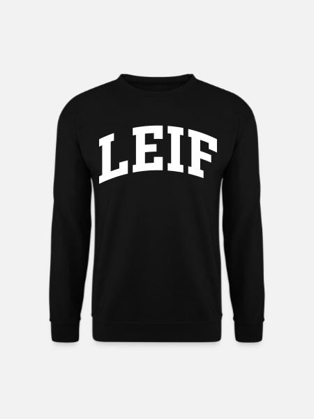Leif - Unisex Pullover - Schwarz